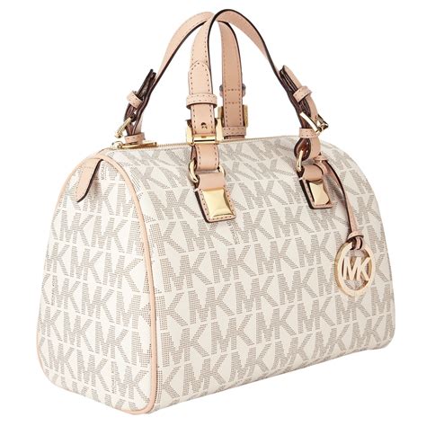 michael kors grayson white satchel|Michael Kors grayson large satchel.